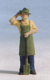 People Working -- Man Standing w/Shovel