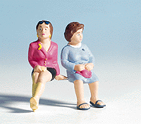 Pedestrians -- Women Sitting
