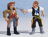 Western Figures -- Sheriff & Outlaw