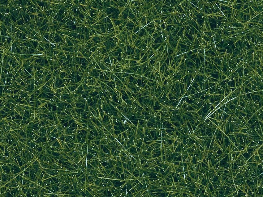 Static Wild Grass - 1.8oz  50g; 3/8"  .9cm fibers -- Dark Green