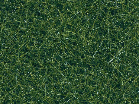 Static Wild Grass - 1.8oz  50g; 3/8"  .9cm fibers -- Dark Green