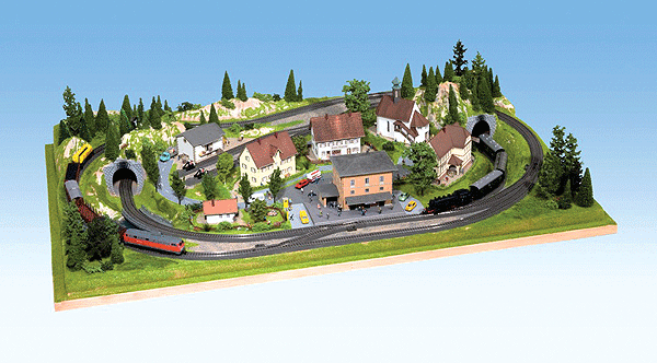 Layout Landscape Base -- Tannau 63 x 39-3/8 x 11"  160 x 100 x 28cm (No Track, No Buildings)