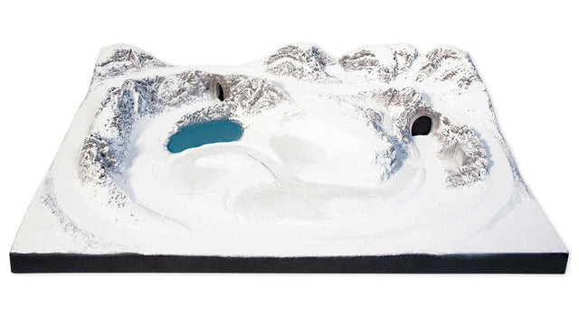 Oberstdorf Hard-Foam Layout Base -- 75.5 x 51 x 13cm - Designed for Europen Track Systems w/Sharp Curves