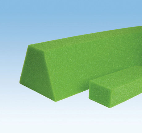 Foam Rubber Single-Track Ramp -- 3.5% Grade, 53-1/8"  135cm Long