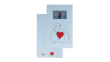 With Love Gift Box -- Decorative Box with Man with Heart Figure-1