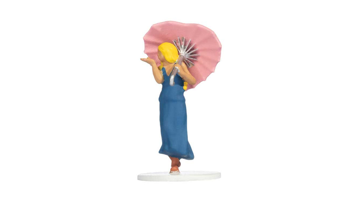 With Love Gift Box -- Decorative Box with Woman Blowing Kiss Figure-2