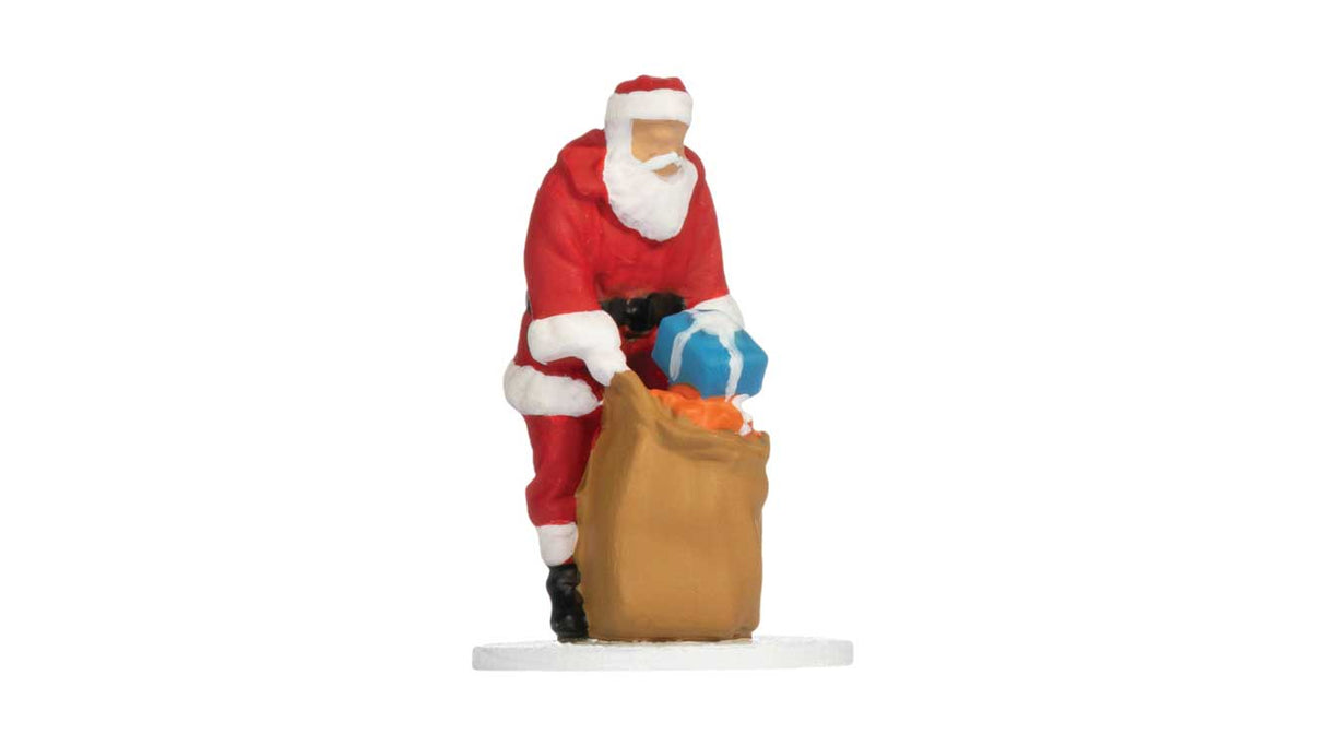 Christmas Gift Box -- Decorative Box with Santa & Gift Sack-2