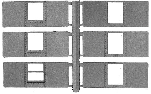Car Window Sets (Plastic) -- Single 24" Narrow pkg(12)