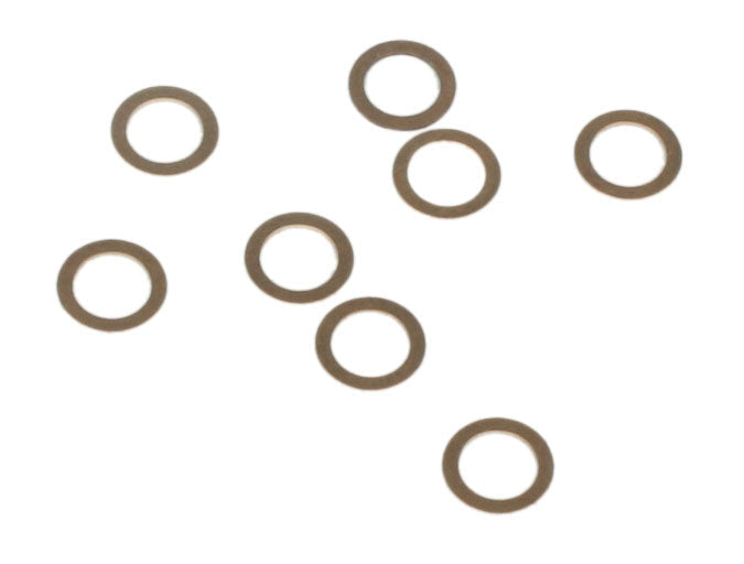 Thrust Washers -- 1/8" Inside Diameter, 3/16" Outside Diameter, .010" Thickness, Bronze Met