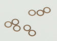 Thrust Washers -- 2.0mm Inside Diameter, 3.0mm Outside Diameter, .010" Thickness, Bronze Meta
