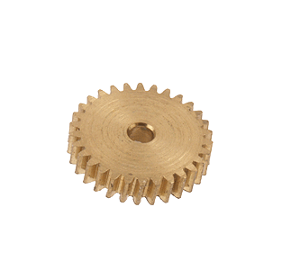 Worm Gear - RH Brass 2.0mm Bore -- 30 Teeth