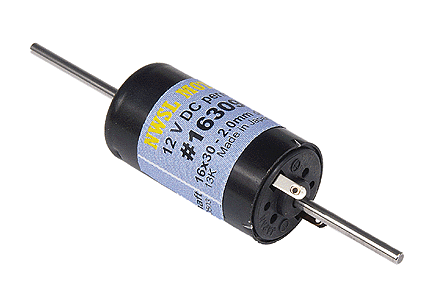 Can Motor -- 16 x 30mm w/Double 2.0 x 20mm Shaft