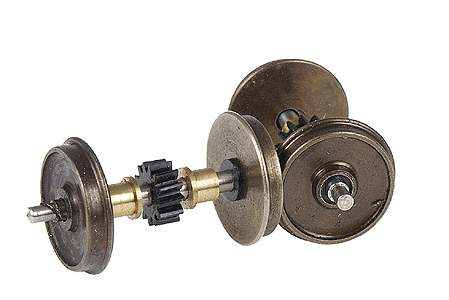 Lindsay Geared HO Nickel Silver Wheelset -- 40"/88