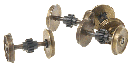 ROCO/Model Power RF-16 Nickel Silver Wheelsets -- HO 40"/88
