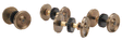 SW-1 Upgrade Geared Wheelsets -- P:64 S Helper SW-1 Diesel Switcher 40"/87 Geared Wheelsets