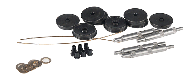 3-Rail - 4-Axle Conversion Kit to 2-Rail; For MTH, Lionel, Weaver (China) Et -- 33"/145