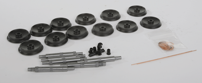 3-Rail - 6-Axle Conversion Kit to 2-Rail; For MTH, Lionel, Weaver (China) Et -- 40"/172