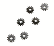 Steel Bevel Gear Upgrade -- For Bachmann Spectrum HO 3-Truck Shay pkg(6)