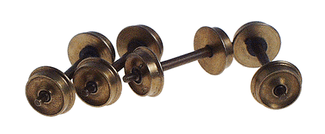 Shoulder Axle Nickel-Silver Wheelset -- 30"/110