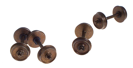 Shoulder Axle Nickel-Silver Wheelset -- 33"/110