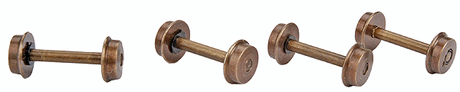 Flush Axle Nickel-Silver Wheelset -- 26"/110