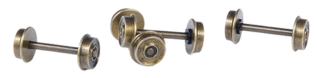 Flush Axle Nickel-Silver Wheelset -- 28"/110