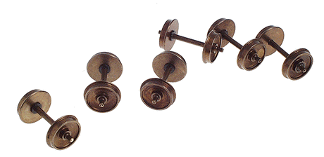 Shoulder Axle Nickel-Silver Wheelset -- 40"/110