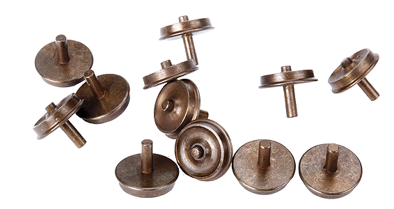 Athearn Geared Diesel 3/32" Half-Axle Nickel-Silver Wheels -- 40"/110 Inside Frame