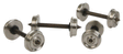 Shortpoint (.970) Axle Nickel-Silver Weathered Wheelset -- 28"/110