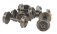 Shortpoint (.970) Axle Nickel- Silver Weathered Wheelset -- 36"/110