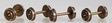 .944 Pointed Axle Nickel-Silver Wheelsets -- 33"/110  Atlas "Made In China" Cars