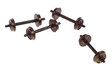 Shoulder Axle Nickel-Silver Wheelset -- 26"/88