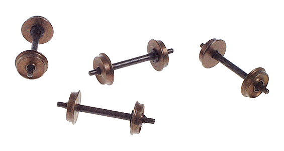 Shoulder Axle Nickel-Silver Wheelset -- 28"/88
