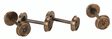Flush Axle Nickel-Silver Wheelset -- 28"/88