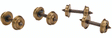 HOn3 Pointed Axle Nickel-Silver Wheelset -- 24"/88