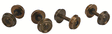 HOn3 Flush Axle Nickel-Silver Wheelset -- 26"/88