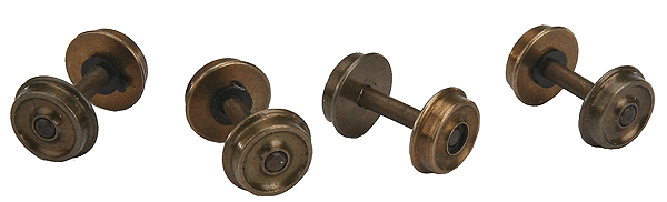 HOn3 Flush Axle Nickel-Silver Wheelset -- 26"/88