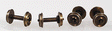HOn3 Shoulder Axle Nickel-Silver Wheelset -- 26"/72 Grandt Line