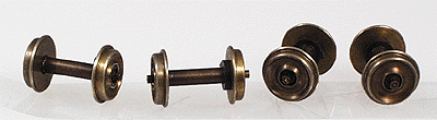 HOn3 Shoulder Axle Nickel-Silver Wheelset -- 26"/72 Grandt Line
