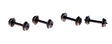 Pointed Axle Nickel-Silver Wheelset pkg(4) -- 28"/72 Fits Kadee, Micro-Trains, MDC, & Atlas