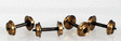 Shouldered Axle Nickel-Silver Wheelset -- Grant Line