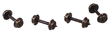 Pointed Axle Nickel-Silver Wheelset -- 28"/72 (Con-Cor,Bachmann)