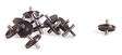 Proto:87 Athearn Geared 3/32" 1/2 Axle Nickel Silver Wheels -- 40"/64 Outside Frame