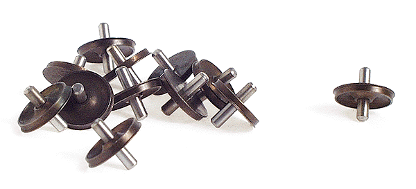Proto:87 Athearn Geared 3/32" 1/2 Axle Nickel Silver Wheels -- 40"/64 Outside Frame