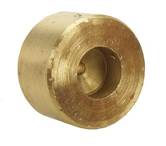 Brass Flywheel (Press-Fit) -- For 2.0mm Shaft, 18mm Outside Diameter x 11mm Length