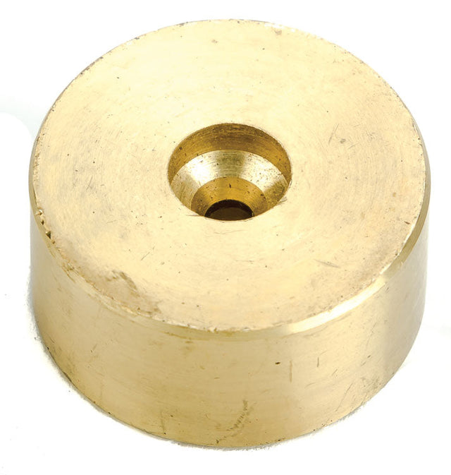 Brass Flywheel,Press-fit -- 5/32"-4.0mm Shaft x 31mm-1.25" OD x 16mm L