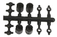 Universal Driveline Couplers -- 2.0mm Primary Cups Shaft, Add'l Cups & Horned Ball Shaft; 1/8" Ball Diamete