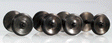 Precision Made Steel Wheel Sets pkg(4) -- 36", 172 Tread w/Pointed Axles