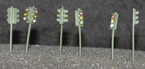 Painted Traffic Lights -- Dark Olive