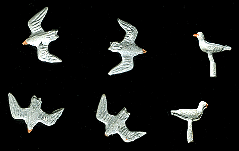 Animals - Painted pkg(6) -- Seagulls